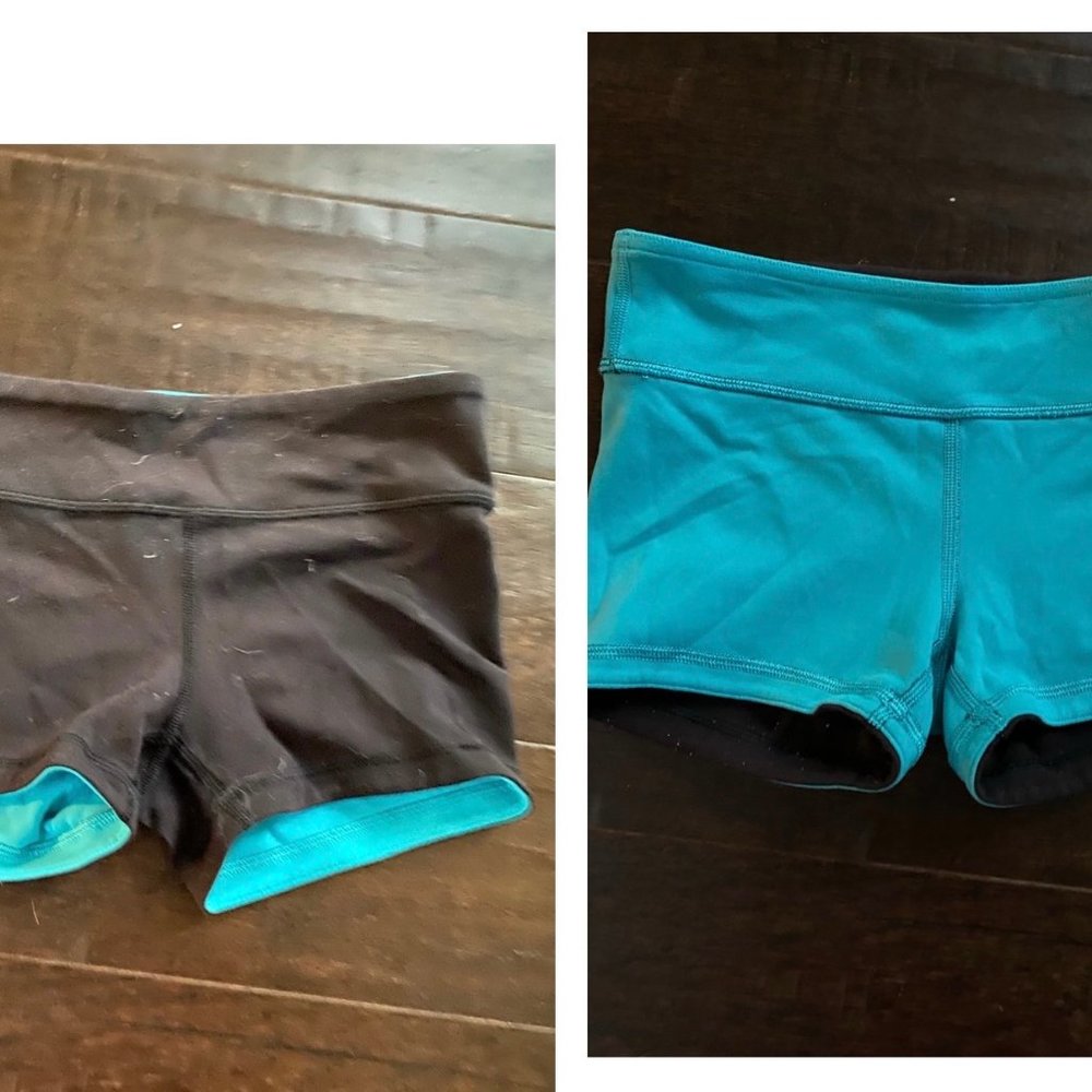 reversible ivivva compression shorts